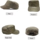 thumbnail image 3 of Gorra militar vintage, gorras militares de mezclilla lavadas, gorra plana de algodón, regalo para deportes al aire libre TUNC Sencillez, 3 of 5