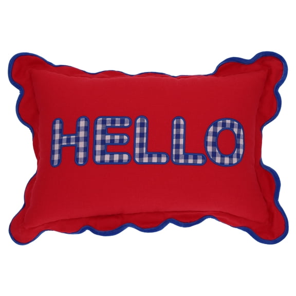 Way To Celebrate Patriotic Decorative Pillow, Hello Design, Red/White/Blue, 20" x 14.5"