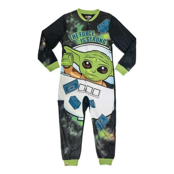 Star Wars Baby Yoda Sleeper Blanket Pajama Boy Size 8