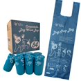 thumbnail image 1 of Bolsas para excremento de perro Heart of Tafiti, compostables, 84 unidades, 23 x 33 cm, 1 of 7