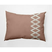 E by Design Zipper Stripe Nautical Indoor/Outdoor Lumbar Throw Pillow