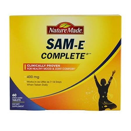 Nature made sam-e complete* 400 mg tablets, 60 count