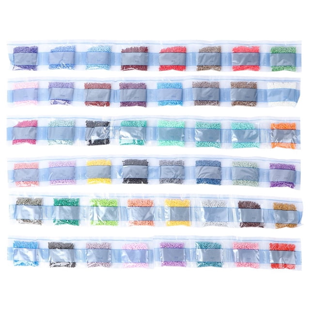 LEEYNEER Square Bag Rhinestones Rhinestone Decor Material Colorful Rhinestone Round Beads DIY Drill Painting Supplies
