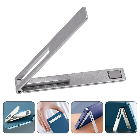 PBPBOX Adhesive Silver Phone Kickstand Attachment Foldable for Practical Use