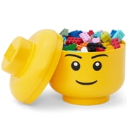 LEGO Small Yellow Minifigure Storage Head, Boy