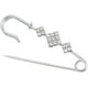 thumbnail image 1 of 1 broche de peroné, alfiler de seguridad, rombo de cristal, bufanda de ropa sencilla brillar Electrónica, 1 of 4