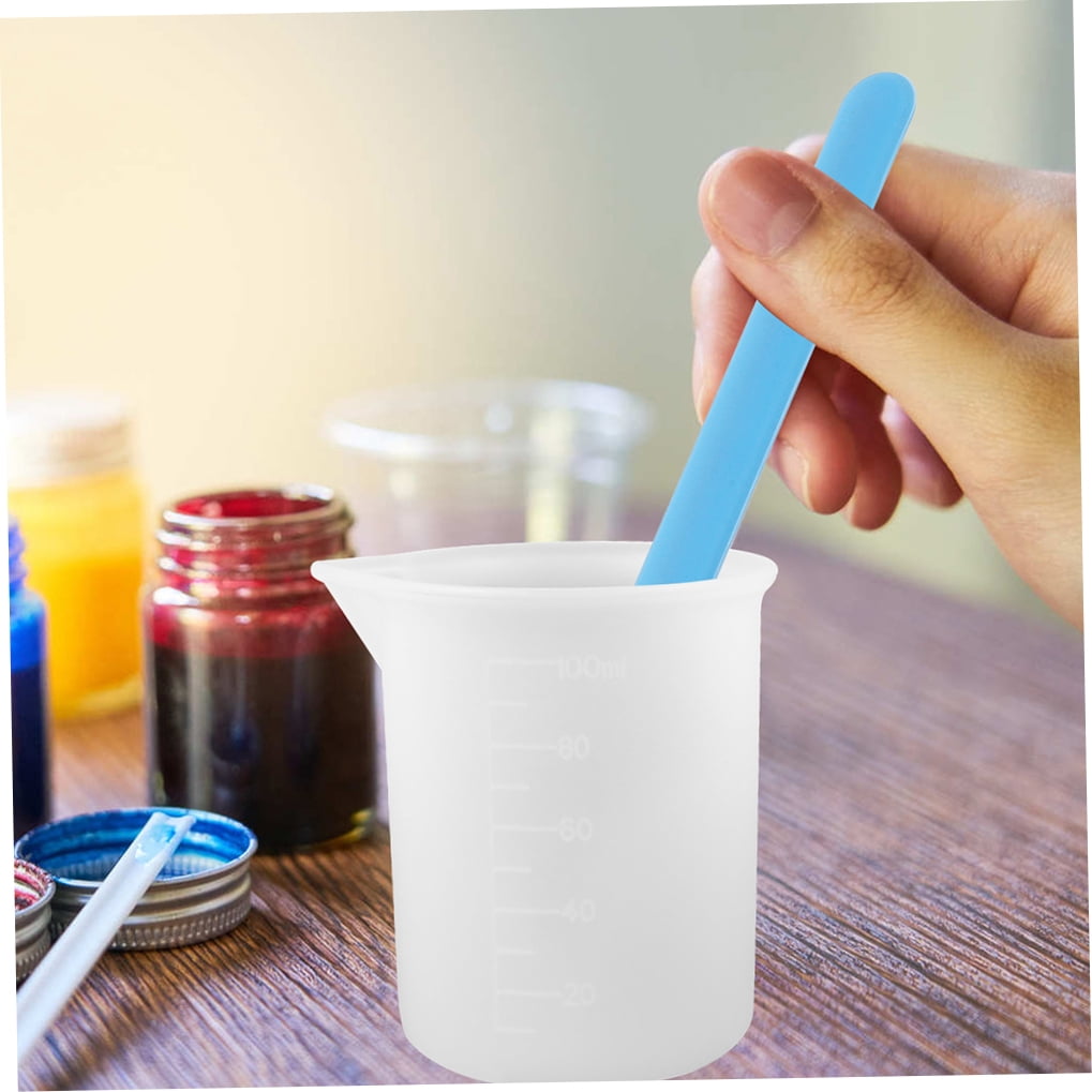 DEEPCRAFF 1 Set Liquid Measuring Cup Silicone Tool for DIY Enthusiasts Blue Color