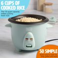 thumbnail image 2 of Tasty Mini Rice Cooker with Removable Nonstick Bo, 2 of 7