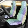 thumbnail image 2 of Sikiie Beautiful Glitter Car Seat Protector 2 Pack Car Seat Cushion Mat, Car Seat Covers for SUV, Truck, Van, 2 of 7