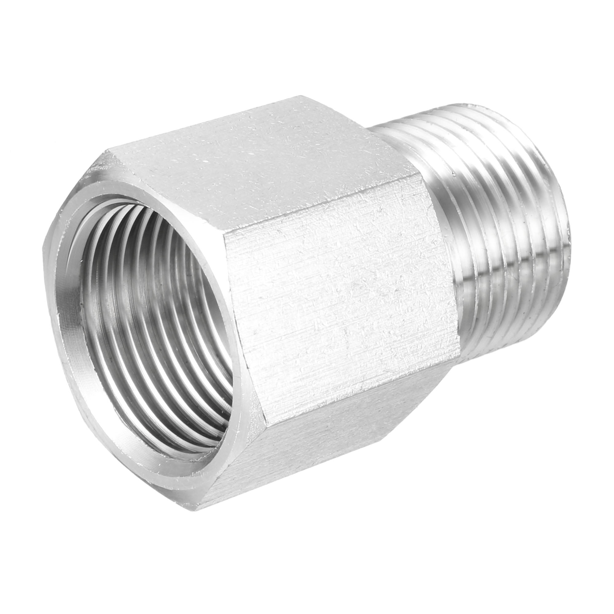 Pipe to Fitting Adapter, Pressure Gauge Adapter M20X1.5 NPT Male Pipe x