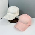 thumbnail image 5 of Bling Baseball Hats, Women Studded Rhinestone Crystals Adjustable Baseball Cap Sparkle Bling Denim Sun Hat Peaked Cap, 5 of 7
