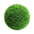 thumbnail image 4 of Bola de topiario artificial de color verde oscuro, adorno para porche, decoración de primavera y verano. 13 cm, 4 of 9