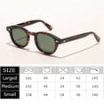 thumbnail image 3 of Johnny Depp Polarized Sunglasses Men Women Luxury Brand Lemtosh Sun Glasses Vintage Acetate Frame Driver Shade Size 49mm With box linen green|https://ae01.alicdn.com/kf/S4e61ec3c5c034bafae71c440790a0f, 3 of 5