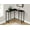 Black#3, variant on Coffee Tables Accent Table, Console, Entryway, Narrow, Corner, Living Room, Bedroom, Black Laminate, Black Metal, Contemporary, Modern,Wooden Coffee Tables