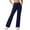 Navy, variant on JGTDBPO High Waist Wide Leg Yoga Pants for women Flared Leggings Bootcut Yoga Pants with Pockets Work Pants Elegant Long Pants Workout Lounge Pants