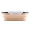 thumbnail image 2 of Fdit Food Grade Silicone Foldable Lunch Box Portable Rectangle Food Storage Container, Food Container, Folding Lunch Box, 2 of 7