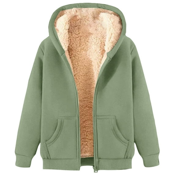 2025 Spring Hoodie Light Green Hoodie Long Sleeves Zipper Zip Hoodies for Women Solid Color Cozy Hoodie Hoodie(3XL)