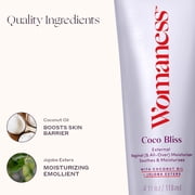 Womaness Coco Bliss Vaginal Moisturizer for Menopause & Everyday Dryness, Coconut Oil-Based, 4 fl oz