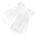 thumbnail image 5 of CIMAXIC Mariage 1 Pce Robe de Mariée Voile Forêt Série Voile Blanc Court (Blanc), 15.16"X9.45"X0.2 Pouces, 5 of 5