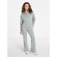 thumbnail image 4 of Athletic Works Women's Bi-Color Flare Pants, 30.5" Inseam, Sizes XS-XXXL, 4 of 5