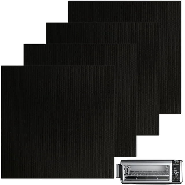 czcpp-4 PCS Doublures de Friteuse à Air Chaud 12x12 Pouces pour Friteuse à Air Ninja, Antiadhésives Réutilisables, Accessoires de Friteuse à Air Compatibles avec Four Grille-Pain Ninja Foodi SP101/SP201/SP301/SP351