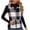 Black, variant on Cavosen Vest for Women Sleeveless Stand Collar Fleece Vest with Pocket Zipper Hooded Plaid Loose Jacket Windproof Warm Versatile Outerwear