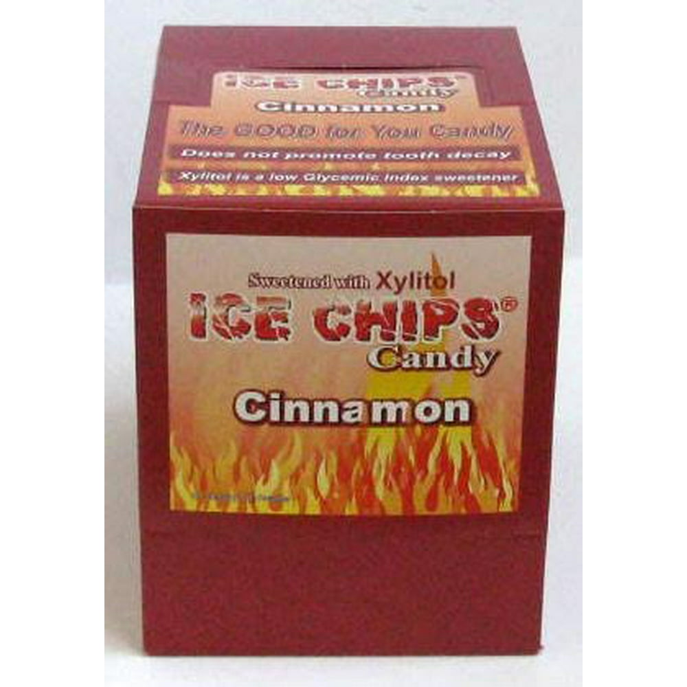 Ice Chips CinnamonBox Ice Chips Candy 12(1 oz (28.35 g) Box Walmart