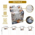 thumbnail image 5 of Pumpkin Eucalyptus Leaves Table Runner, Autumn Thanksgiving Kitchen Dining Table Decoration for Home Party Decor 13x72 Inches, 5 of 9