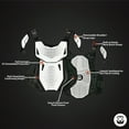thumbnail image 2 of Atlas Charger Youth White + Shoulders A1040-00-000 - Youth Neck Brace with Adjustable Shoulder Pads, Lightweight Impact-Resistant Protection for Motocross, BMX, and Extreme Sports, 2 of 9