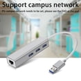 thumbnail image 2 of NARABB 4 In 1 USB C Hub USB Docking Station Alloy With 100Mbps Ethernet Ports + 3 USB 3.0 Ports Works For And M-a-c Laptop, 2 of 9