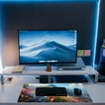 thumbnail image 6 of Large Gaming Mouse Pad for Desk, Watercolor Colorful Wildflowers Desk Mat, Flowers On Mountains Desk Pad, 31.5"x15.7" Extended Big Computer Mouse Pad with Non-Slip Base and Stitched Edge, 6 of 6