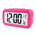 thumbnail image 1 of Smart Digital Alarm Clock with Date and Temperature Snooze Button on Top Battery Operated Rectangle Desk Clock with Night Light for Bedroom Kids Children Girls Boys, 1 of 7