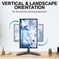 thumbnail image 6 of HOMOUNT Single Monitor Stands Fits 13'' to 32'' Screen, Freestanding Monitor Mount for Desk, VESA 75x75 100x100, up to 17.6lbs, 6 of 8