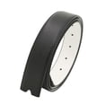 thumbnail image 2 of Cinturón sin hebilla Cinturón de cuero PU Cinturón 3.3 cm Ancho Cinturón occidental Correa de repuesto para accesorio de vestuario Vestido de fiesta blanco negro Yinane Cinturón sin hebilla, 2 of 7