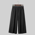 thumbnail image 3 of INCERUN 2024 Pantalones de estilo coreano para hombre, pantalones de pierna recta de cintura alta y lisos, pantalones casuales de calle, pantalones sencillos que combinan con todo, tallas S-5XL, 3 of 5