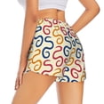 thumbnail image 3 of Goofa Snake Printed Women 2 in 1 Running Shorts,Quick Dry Athletic Workout Shorts,High Waisted Athletic Shorts with Liner Pockets-Small, 3 of 9