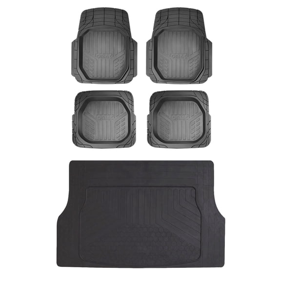 Universal Floor Mats & Cargo Liner for Chevrolet Colorado 2004-2026 Black