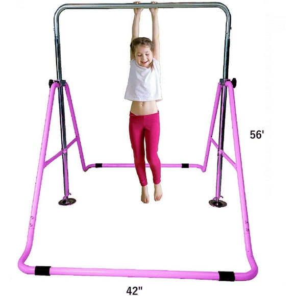 Jungle Kids Monkey Bar | Horizontal Kip Playground Training | Play Bars in Pink | NEW Arrival