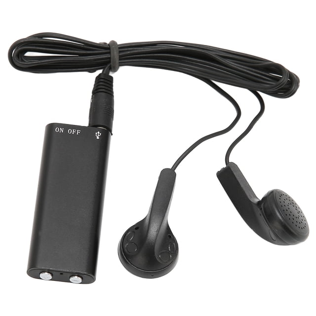Activated Voice Recorder HD Noise Reduction Voice Activated USB Charging Mini Sound Recorder for Meetings Interviews