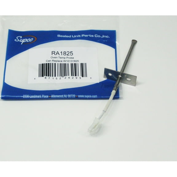 Supco RA1825 Range Oven Temperature Probe Sensor Replaces W10131825 Whirlpool