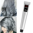 thumbnail image 2 of Silver Gray Natural Hair Dye Cream, Silver Hair Dye, Fashion Permanent Color Cream for All Hair Types, Unisex Silver Hair Dye 1 Pcs, 2 of 7