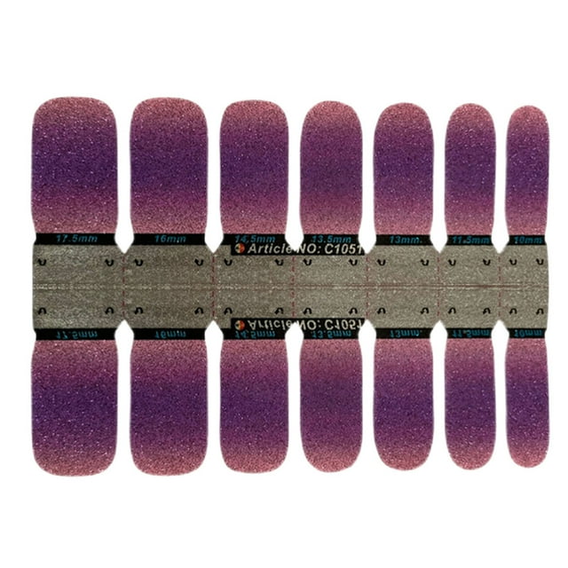 Nail Sticker Self-adhesive Style Not Susceptible to Allergies Waterproof Bendable Removable Paster Full Coverage Manicure Tips C1051