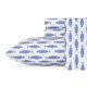 thumbnail image 1 of Juego de sábanas Nautica Twin XL, 100% algodón percal, 200 hilos, azul, 1 of 7