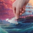 thumbnail image 4 of Ship in Ocean Jigsaw Puzzles 500 PiecesPuzzles for Adults Family Game Intellective Toys Wall Art Work for Educational Gift Home Decor, 4 of 7