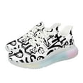 thumbnail image 2 of Psesaysky Lightweight Breathable Thick-Soled Sneakers for Women Teachers Students Letters Sneakers Shock-Absorbing and Durable Sports Shoes, 2 of 7
