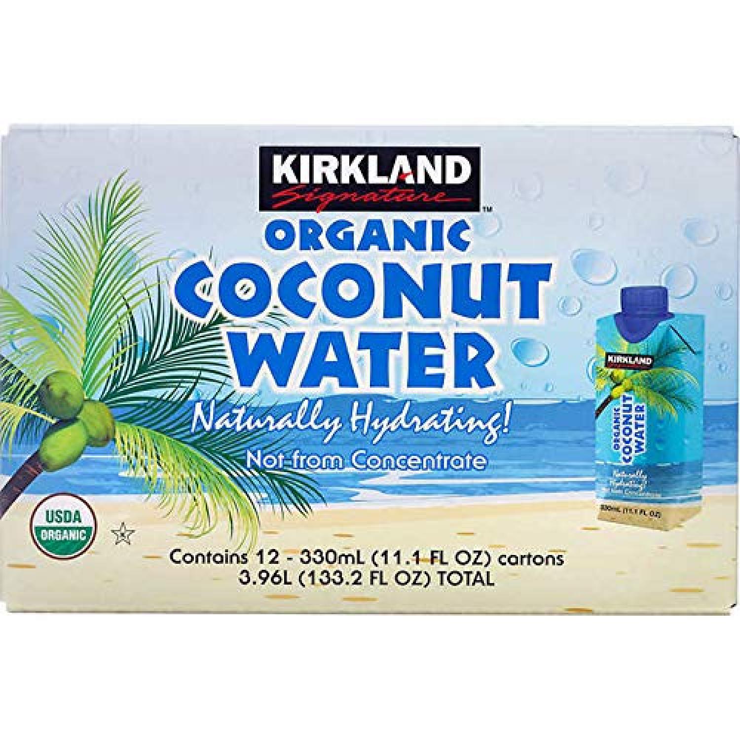 Signature Expect More Organic Coconut Water Cartons 11.1 fl oz, 12count