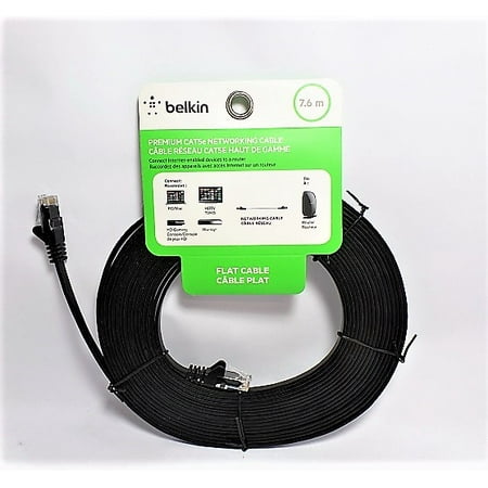 Belkin Premium CAT5e Networking 25 ft Flat Cable in