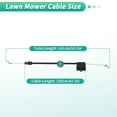 thumbnail image 4 of Unique Bargains No.GX22297 Zone Control Cable for John Deere JS20 JS40 PC9570 PC9572 21 Inch Walk Behind Lawn Mower Control Cable, 4 of 7