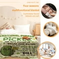 thumbnail image 5 of Pickle Blanket Funny Gift for Girl Women - Pickles Gift for Pickles Lover - Fleece Throws Food Lightweight Sheet Super Soft Toddler Kid Flannel Blankets for for Bed/Sofa -30"x40" Inches, 5 of 6