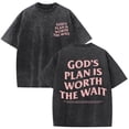 thumbnail image 5 of Christian Shirt for Men Women Faith Jesus Cross Bible Verse Shirts Oversized Vintage God Graphic Tee Top, 5 of 5